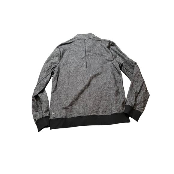 Lululemon Jacket Herringbone Mens Gray Athletic Track Sweatshirt Size XL - Picture 4 of 7